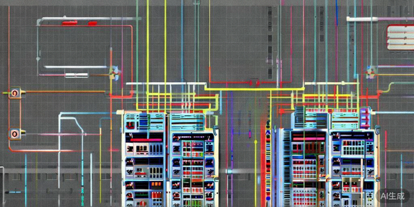 Diagram jaringan yang menunjukkan beberapa server cadangan untuk redundansi